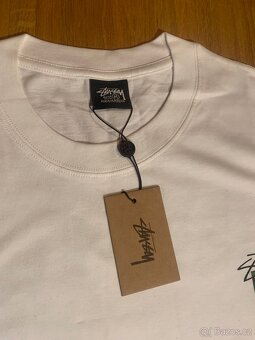 Stüssy tričko – Floral Grid – nové – bílé – M - 3