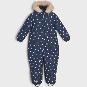 ☘️ Dětská HVĚZDIČKOVÁ KOMBINÉZA zimní overal vel. 116 ☘️ - 3