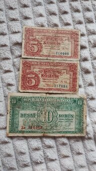 Bankovky -3 kusy - 3