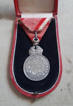 RU Ag signum laudis v etui, Karel I.,stříbro - 3