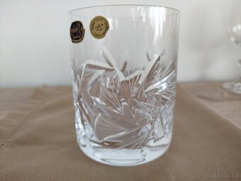 Bohemia Crystal Glas- sada broušených sklenic a karafa - 3