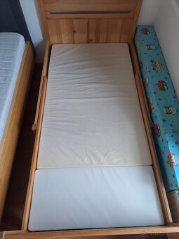Rostoucí dětská postel IKEA s matrací - 3