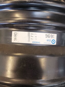 5x100 r16 plechové disky - 3
