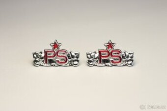 Odznaky PS Pohraniční Stráž, krásny stav - stříbrné, ČSLA - 3