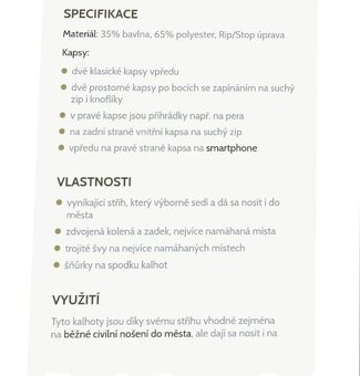 Kalhoty Pentagon - 3