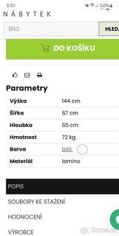 Koupelnová skřínka na pračku - 3