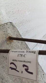 stropní nosník Ytong o délce 2200mm - 3