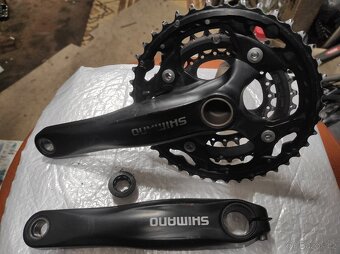 Kliky na horské kolo 1-3 převodník. A ložiska. - 3