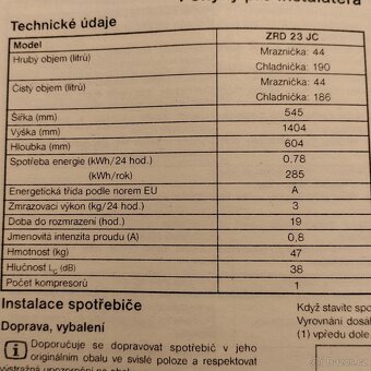 Lednice s mrazákem - 3