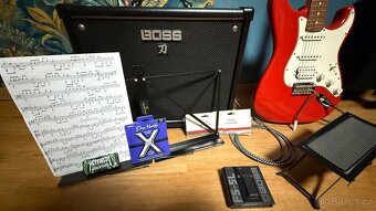 Prodám celý kytarový set připravený na hraní. - 3