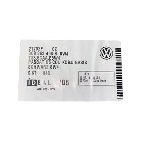 Podlaha kufru 3C8863463B VW Passat CC 3C facelift r.v. 2016 - 3
