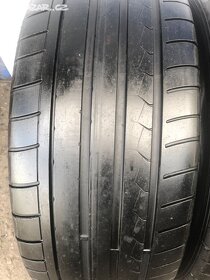 Pneu letní 4ks Dunlop 255 40 21 vzorek 5,2 - 4.0mm - 3