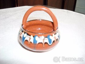 Glazovaný hrneček a košíček - 3