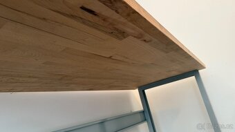 Výškově nastavitelný pracovní stůl - 200 x 80 cm - buková sp - 3