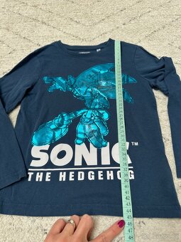 Dětské tričko s dlouhým rukávem Sonic the Hedgehog vel 122 p - 3