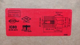 Hřeby a patrony k nastřelovací pistoli HILTI DX650 a DX750 - 3