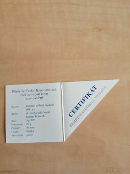 stříbrná medaile - 3