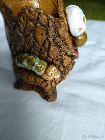 Keramický stojan na tužky - Pařez - 3