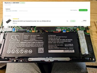 Acer Swift 3 – výkonný notebook | NOVÁ baterie | Windows 11 - 3