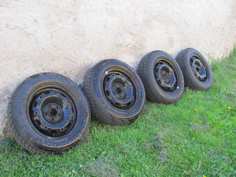 ZIMNÍ PLECH. KOLA ŠKODA 14" - 5x100 - 165/70/R14 + POKLICE - 3