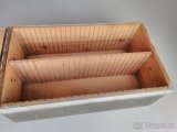 Starší dřevěné bedny 55 x 32 x 19,5 cm se zavíracím víkem - 3