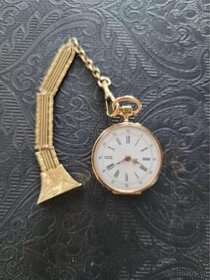 Zlaté 14K dvouplášťové hodinky (jeptišky) REMONTOIR - 3