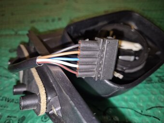 černé zrcátko vnejší levé elektrické, vyhřívané bez skla Ško - 3