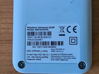 WiFi extender/repeater  STRONG REP300PFR - 3