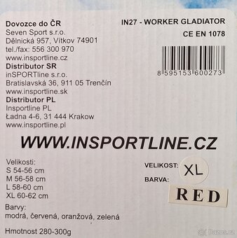 Cyklistická přilba Worker Gladiator vel.60-62cm - 3