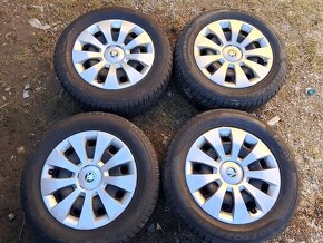 6,5x16 5x112 et41 ocelová kola Passat Superb+zimní 215/60/16 - 3