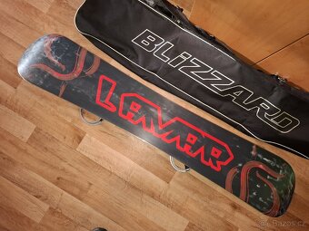 Prodám snowboard Lamar 160 cm + vázání + boty - 3