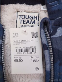 Maskáčová mikina s kožíškem - 3