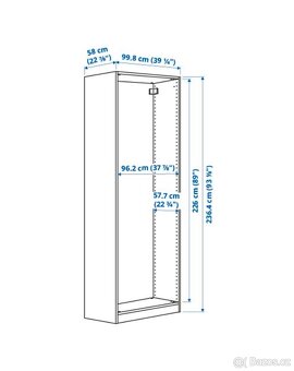 Šatní skříň PAX IKEA - 3