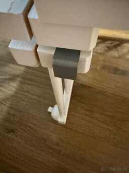 Klups dřevěná přídavná, přístavná postýlka - 3