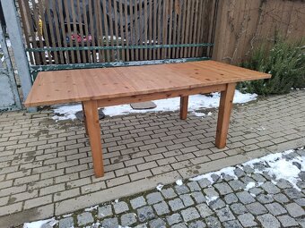 Dřevěný íidleni stůl rozkládací - 3