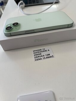 iphone 15 256GB green - SLEVA - 3