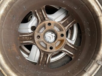 Alu kola 14” 4x108 a letní pneu 185/60/R14 - 3
