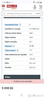 Lednička s mrazákem AEG, nerez - 3
