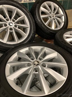 Alu kola Škoda R16 5X112 ZÁNOVNÍ CELOROČNÍ PNEU 205/55 R16 - 3