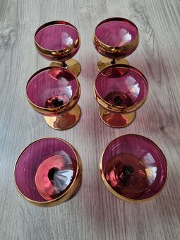 6X SKLENICE RUČNĚ MALOVANÉ SKLÁRNA RAPOTÍN - 3