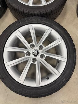 Alu kola Octavia 3 5x112 r17 et 49 7jx17 kola letni 245/45 - 3