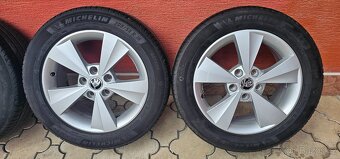 Originál alu Škoda 4 5x112 205/55 R16 letní - 7mm - 3