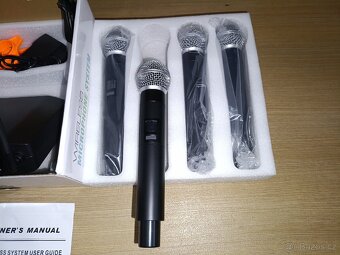 Nová sada 4 ks bezdrát + přijimač - 3