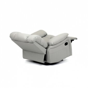 Béžové relaxační křeslo TV-4075 z ekokůže - 3