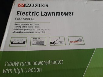 Elektrická zahradní sekačka na trávu Parkside PRM A1, nová - 3