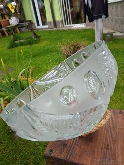 Krásná broušená mísa po prapraprababči Poltár Višnovský-Stei - 3