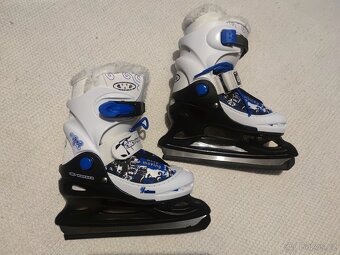 Zimní brusle WORKER Izaky Pro - s kožíškem, vel. 30-33 - 3