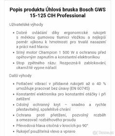 Bosch GWS 15-125CIH, úhlová bruska - 3