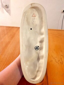 Porcelánová soška jelena a srny - Royal Dux Bohemia - 3