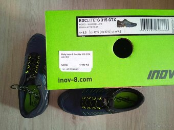 Běžecká, turistická obuv INOV-8 Roclite 315GTX, vel. UK8,5 - 3